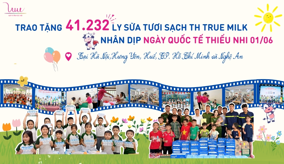 Hơn 41.000 ly sữa gửi tới trẻ em và bệnh nhi nhân dịp Quốc tế Thiếu nhi 1/6